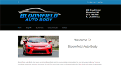 Desktop Screenshot of bloomfieldautobody.com